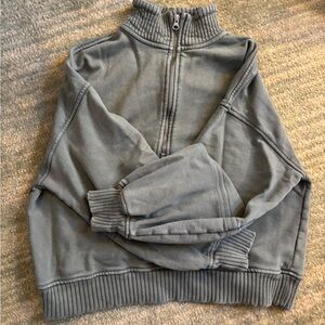 Aerie Green Half Zip